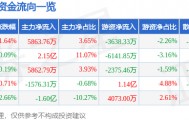 股票行情快报：兴森科技（002436）11月5日主力资金净买入5863.76万元