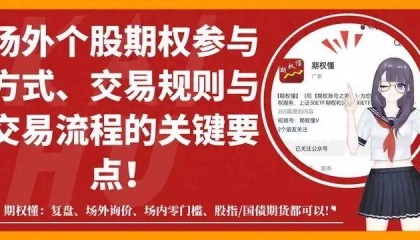 场外个股期权参与方式、交易规则与交易流程的关键要点！