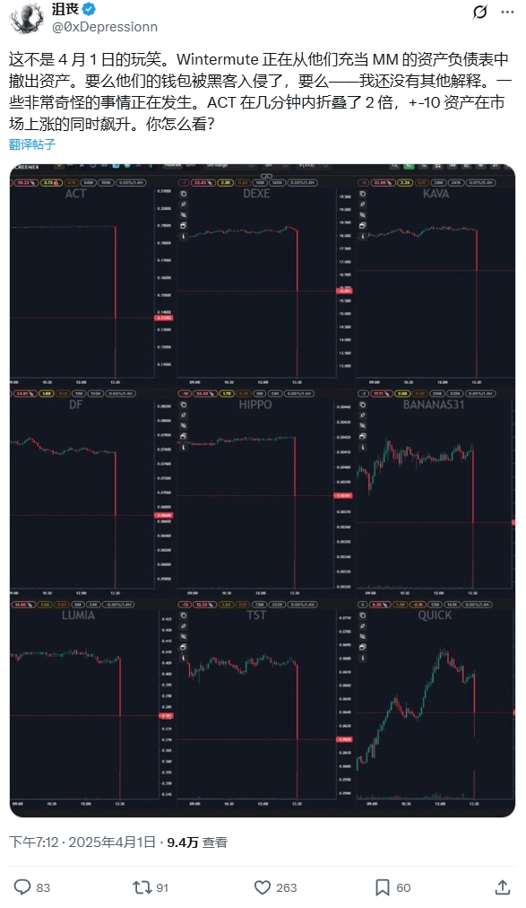 引爆！币安山寨币崩盘，是交易失误还是恶意操纵？